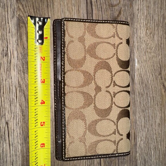 Coach Monogram Crossbody and Matching Checkbook Cover - Picture 4 of 5